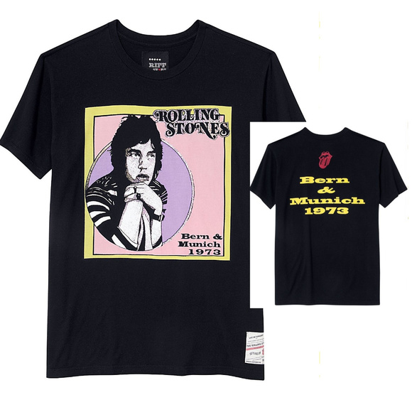 RIFF STARS Other - Mick Jagger Rolling Stones RIFF STARS rock Official T-Shirt L NWT